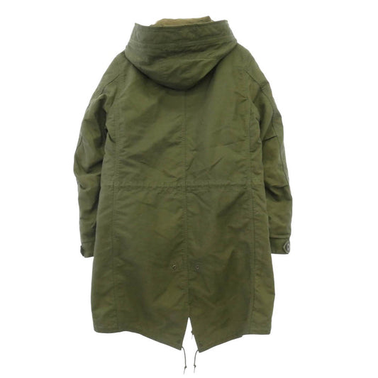 AMERICAN RAG CIE アメリカンラグシー AFN-M142-C0023 着脱式ボアライナー付 モッズコート ミリタリー コート カーキ系 1【中古】