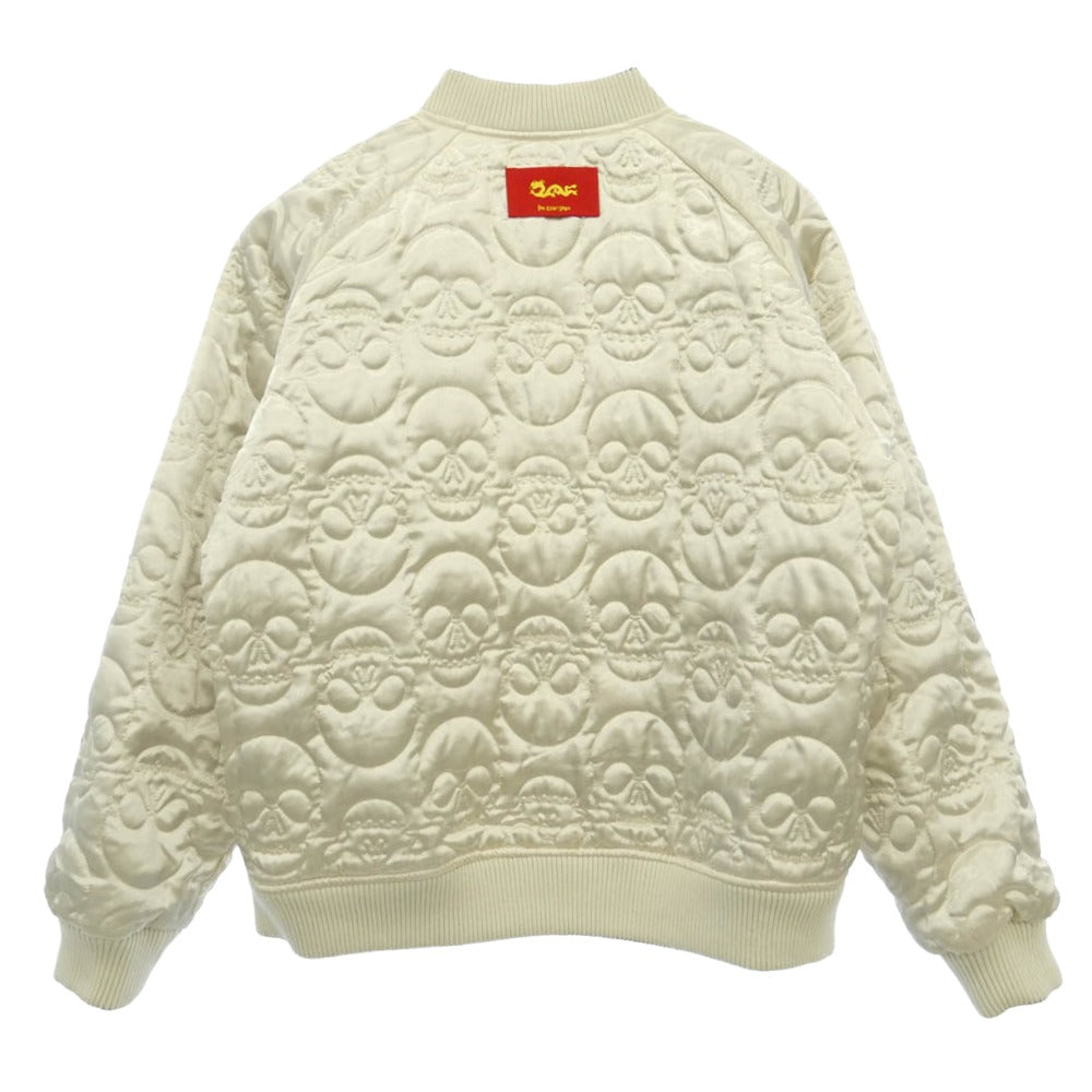 CREAM SODA クリームソーダ 別注 フライングドラゴン ベロア リバーシブル スカジャン ブラック系 L【中古】