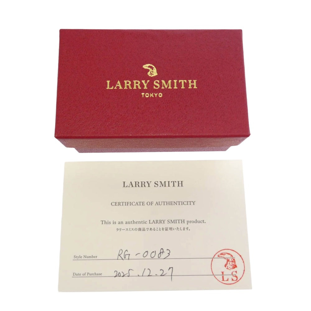 LARRY SMITH ラリースミス RG-0083 OYSTER RING SHELL REPOUSSE オイスター シェル スタンプワーク リング シルバー系 不明【中古】