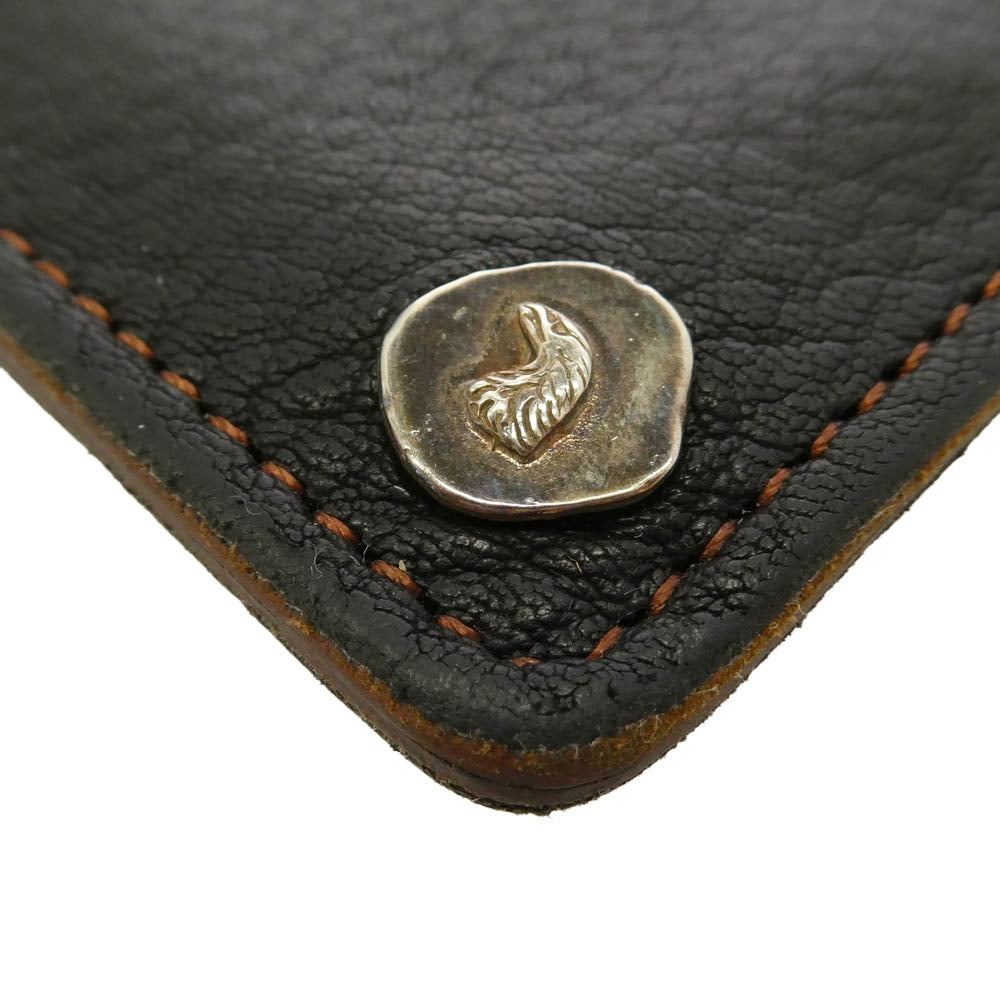 LARRY SMITH ラリースミス LT-0043 DEER SKIN MULTI WALLET L-ZIP ディアスキンレザー マルチジップ ウォレット 財布 ブラック系【美品】【中古】