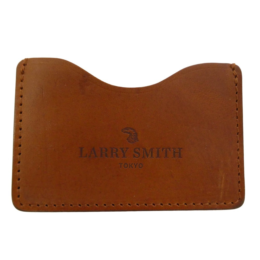 LARRY SMITH ラリースミス LT-0043 DEER SKIN MULTI WALLET L-ZIP ディアスキンレザー マルチジップ ウォレット 財布 ブラック系【美品】【中古】