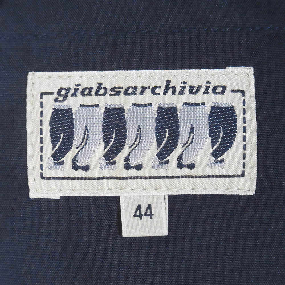 giabsarchivio MSH/R ×菅原靴店 MASACCIO マサッチョ ストレッチ 永久クリース コットン ナイロン ツイル ストレッチ パンツ ダークネイビー系 44【新古品】【未使用】【中古】