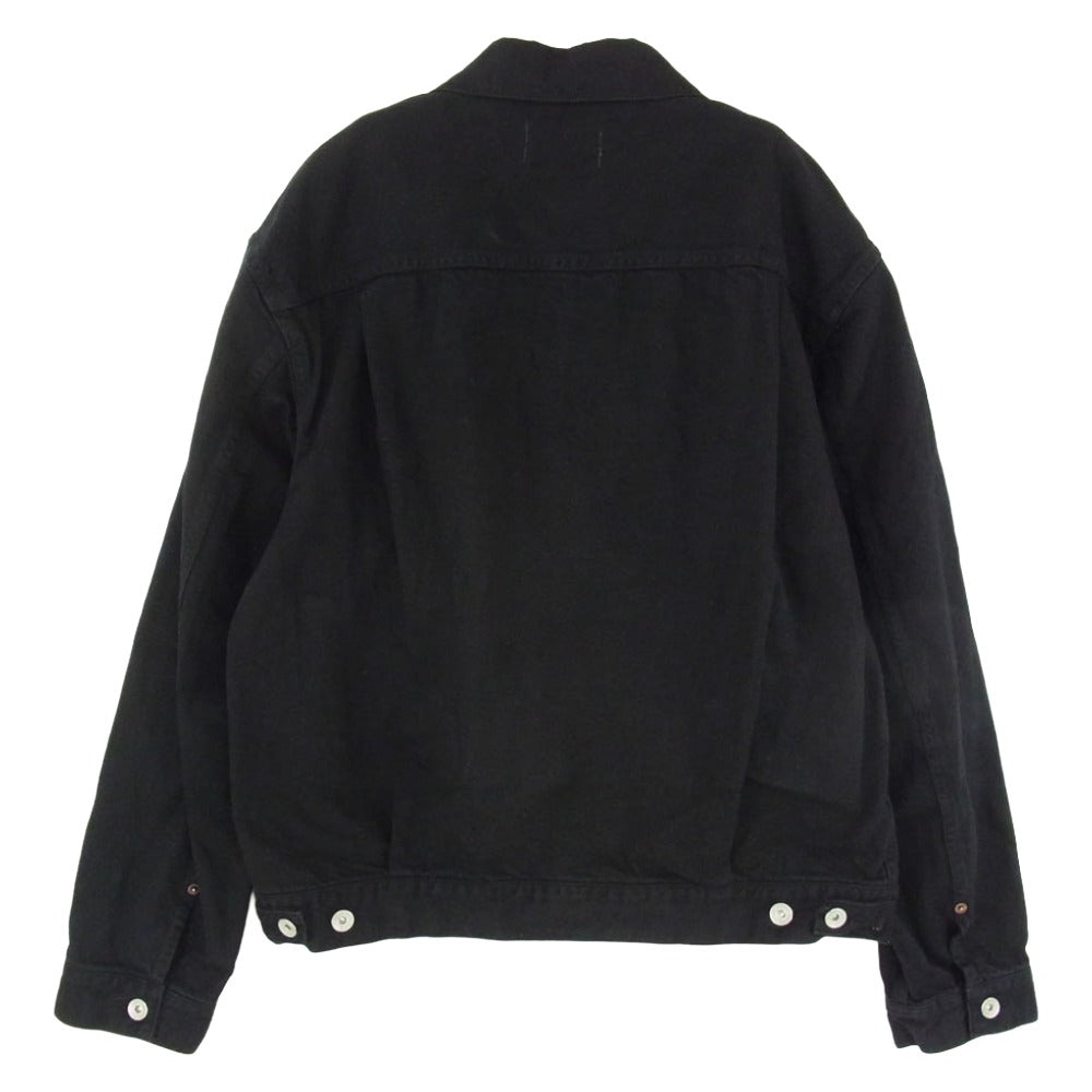Ron Herman ロンハーマン 26SS 4320400087 コットン ヘンプ 2nd ブラック デニム ジャケット ブラック系 M【中古】