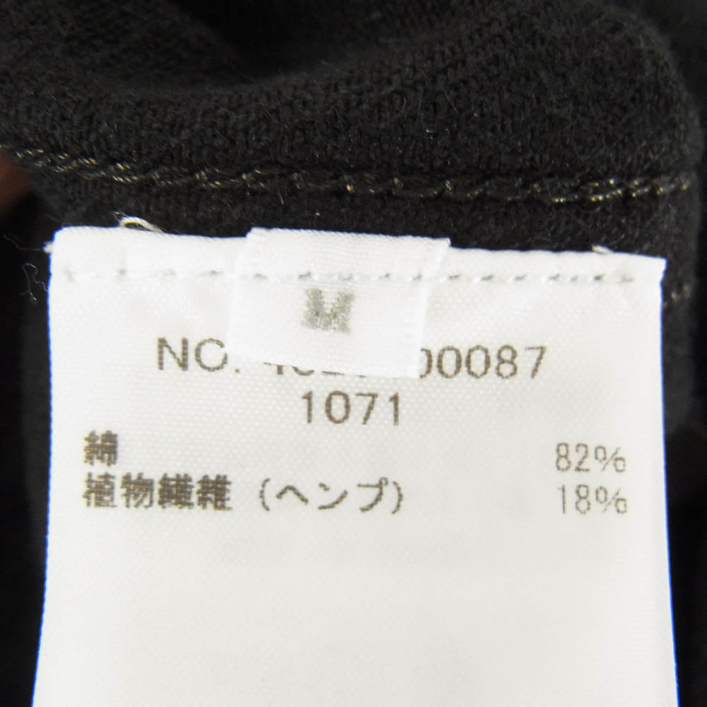 Ron Herman ロンハーマン 26SS 4320400087 コットン ヘンプ 2nd ブラック デニム ジャケット ブラック系 M【中古】