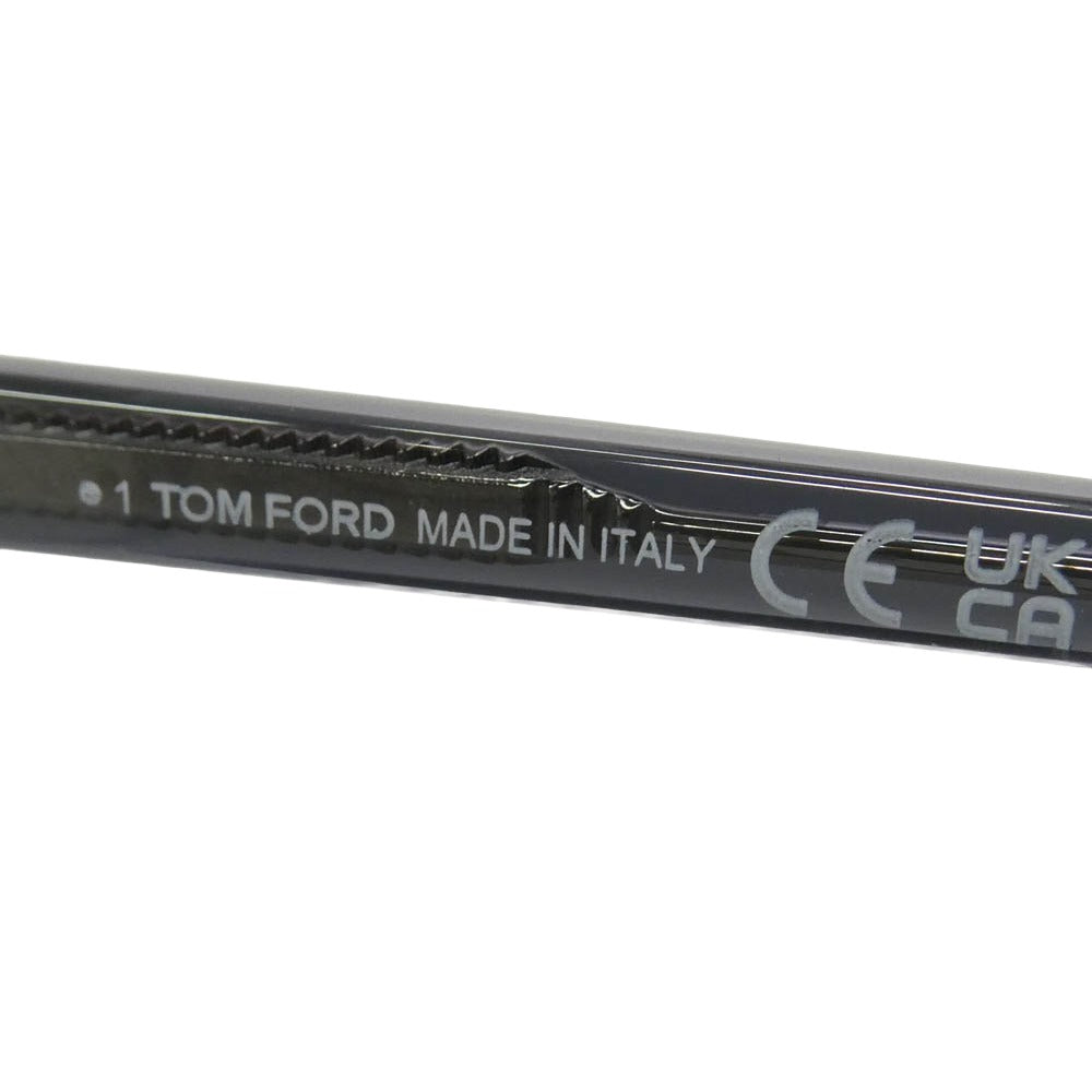 TOM FORD トムフォード TF5924-D-B 日本企画 クラウンパントシェイプ ブルーライトカットレンズ メガネ フレーム：ブラック系 51□22　145【極上美品】【中古】