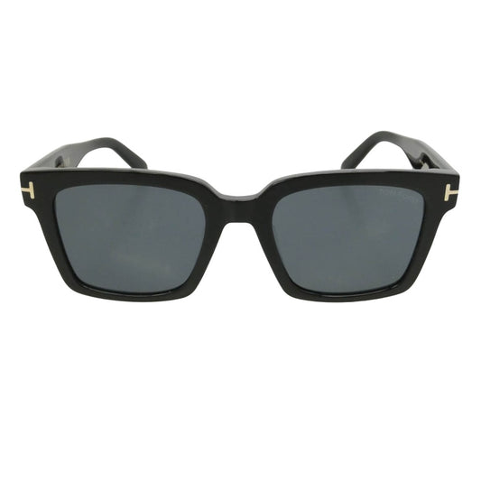 TOM FORD トムフォード TF1161-K アジアンフィット スクエアウェリントン シェイプ ブラック系 54□21　145【極上美品】【中古】