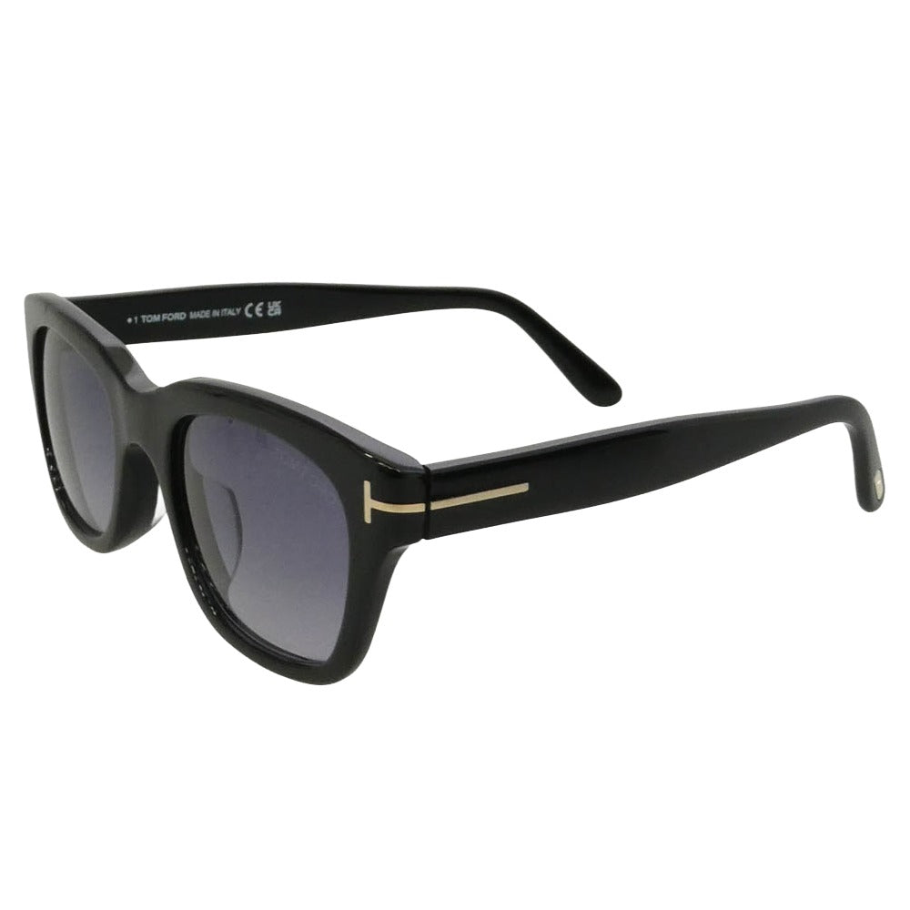 TOM FORD トムフォード TF237-F アジアンフィット ウェリントンシェイプ カラー レンズ サングラス ブラック系 51□21 145【極上美品】【中古】
