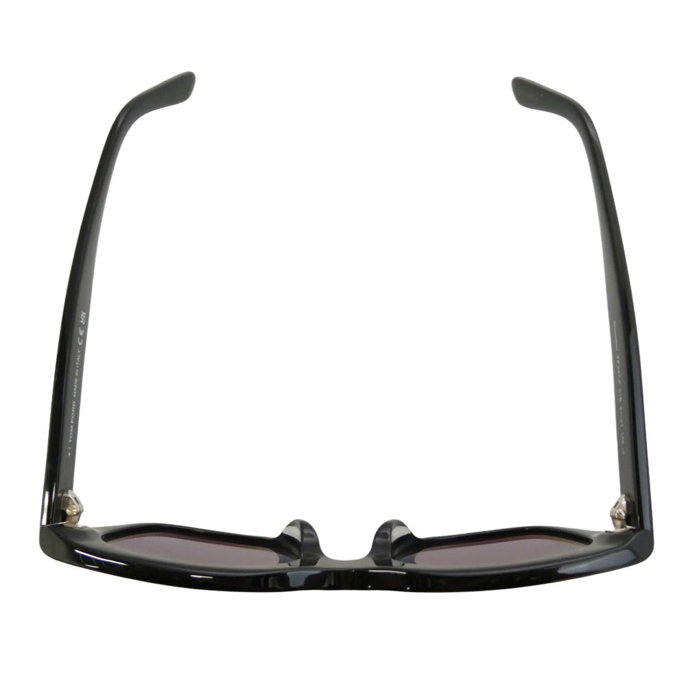 TOM FORD トムフォード TF237-F アジアンフィット ウェリントンシェイプ カラー レンズ サングラス ブラック系 51□21 145【極上美品】【中古】