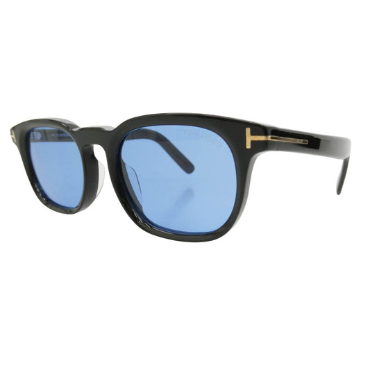 TOM FORD トムフォード TF1122-D 日本企画モデル ウェリントンシェイプ カラー レンズ サングラス ブラック系 52□20 145【美品】【中古】