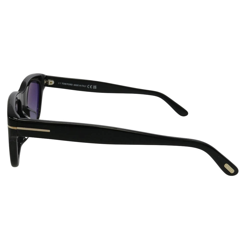 TOM FORD トムフォード TF237-F SNOWDON スノードン アジアンフィット ウェリントン カラーレンズ アイウェア メガネ サングラス ブラック系 51□21 145【極上美品】【中古】
