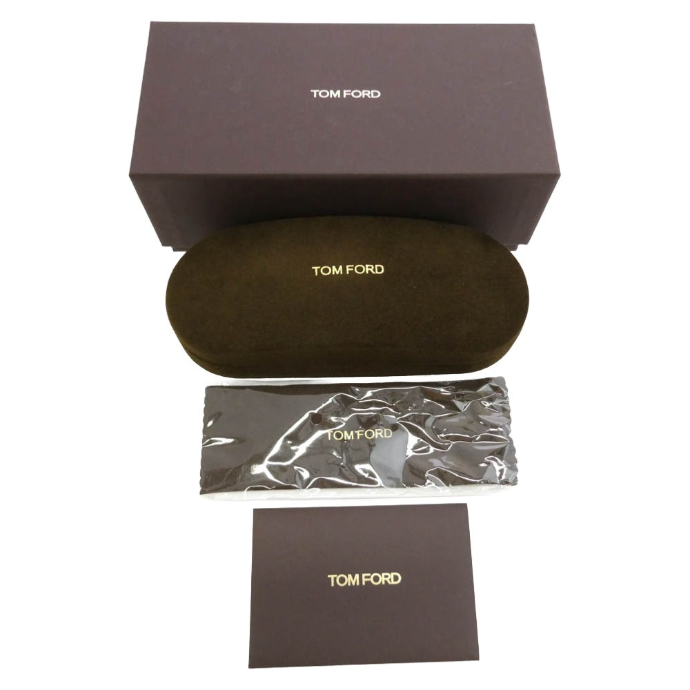 TOM FORD トムフォード TF237-F SNOWDON スノードン アジアンフィット ウェリントン カラーレンズ アイウェア メガネ サングラス ブラック系 51□21 145【極上美品】【中古】