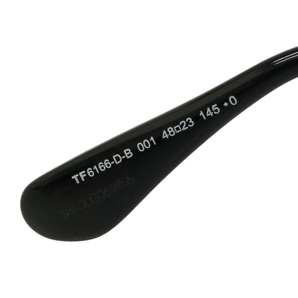 TOM FORD トムフォード TF6166-D-B ボストン アジアンフィット アイウェア メガネ 眼鏡 ブラック系 ピンクゴールド系 48□23 145【中古】