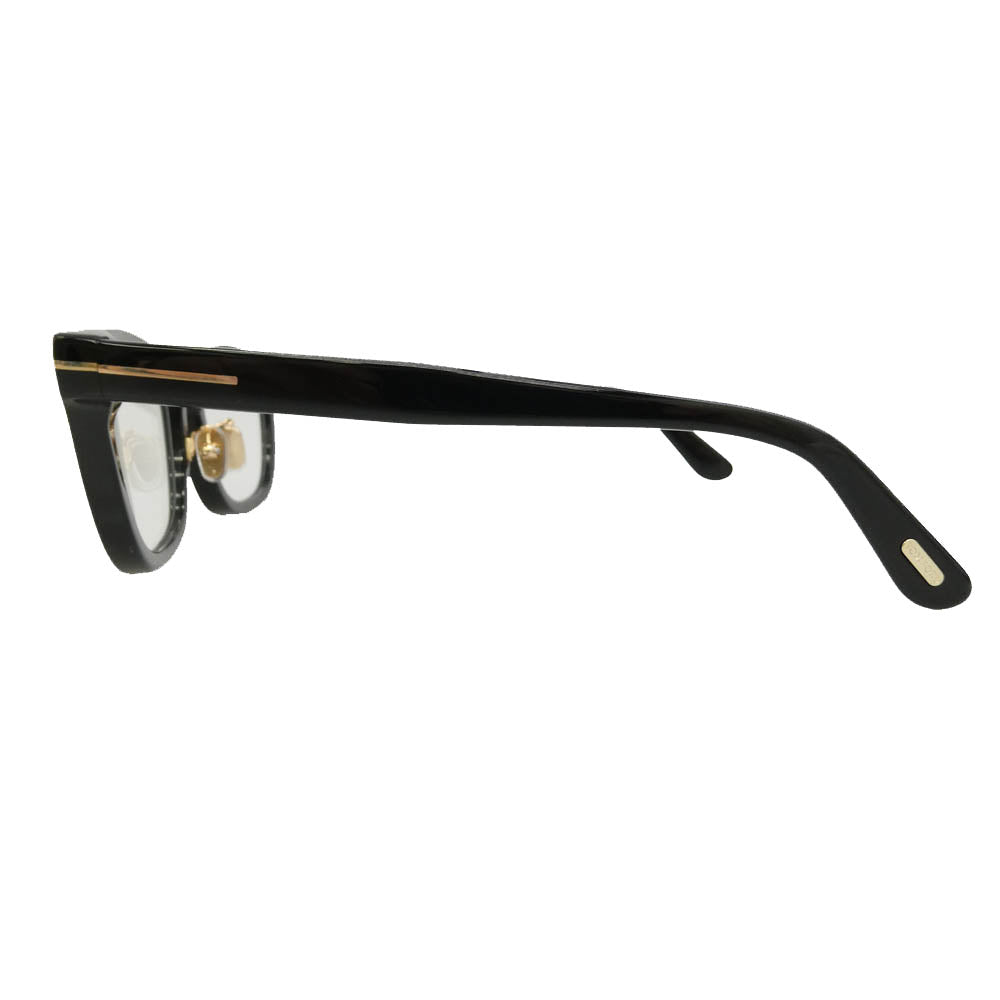 TOM FORD トムフォード 26SS TF6164-D-B 日本企画 アジアンフィット ウェリントンタイプ ブルーライトカットレンズ アイウェア メガネ クリアレンズ サングラス ブラック系 55□19 145【美品】【中古】