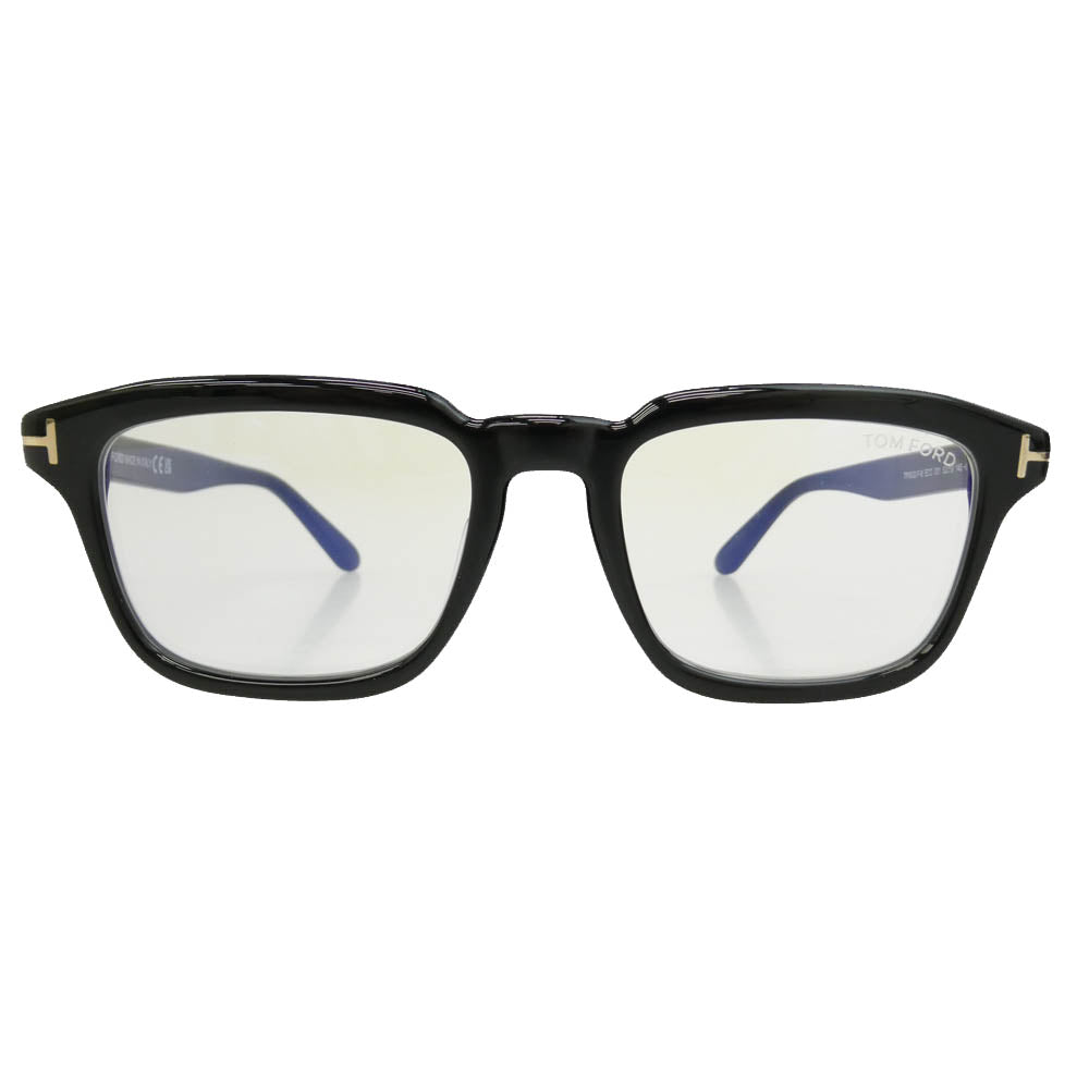 TOM FORD トムフォード FT6032-F-B アジアンフィット ウェリントン ブルーライトカット メガネ ブラック系 52□19 145【極上美品】【中古】