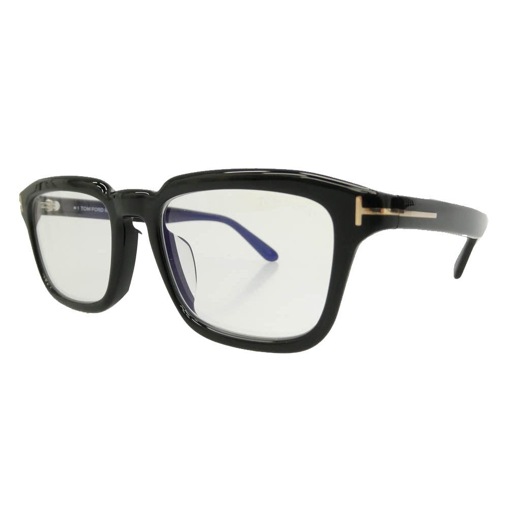 TOM FORD トムフォード FT6032-F-B アジアンフィット ウェリントン ブルーライトカット メガネ ブラック系 52□19 145【極上美品】【中古】