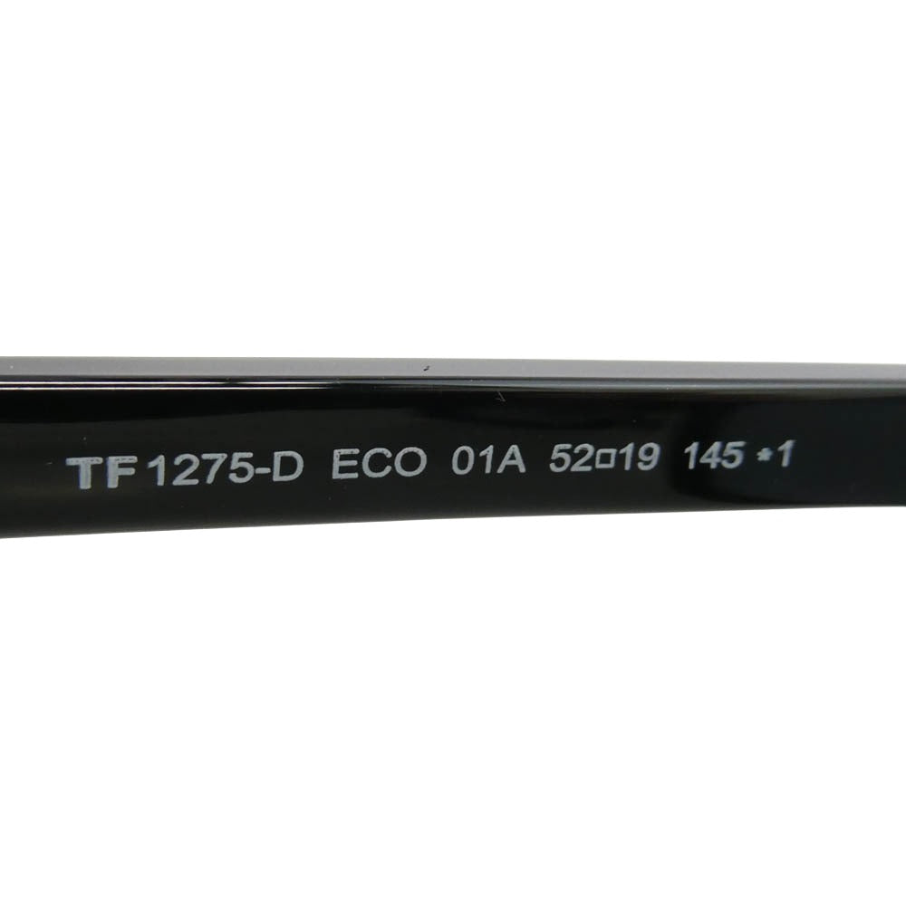 TOM FORD トムフォード TF1275-D 日本企画モデル ウェリントンシェイプ カラー レンズ サングラス ブラック系 52□19 145【極上美品】【中古】