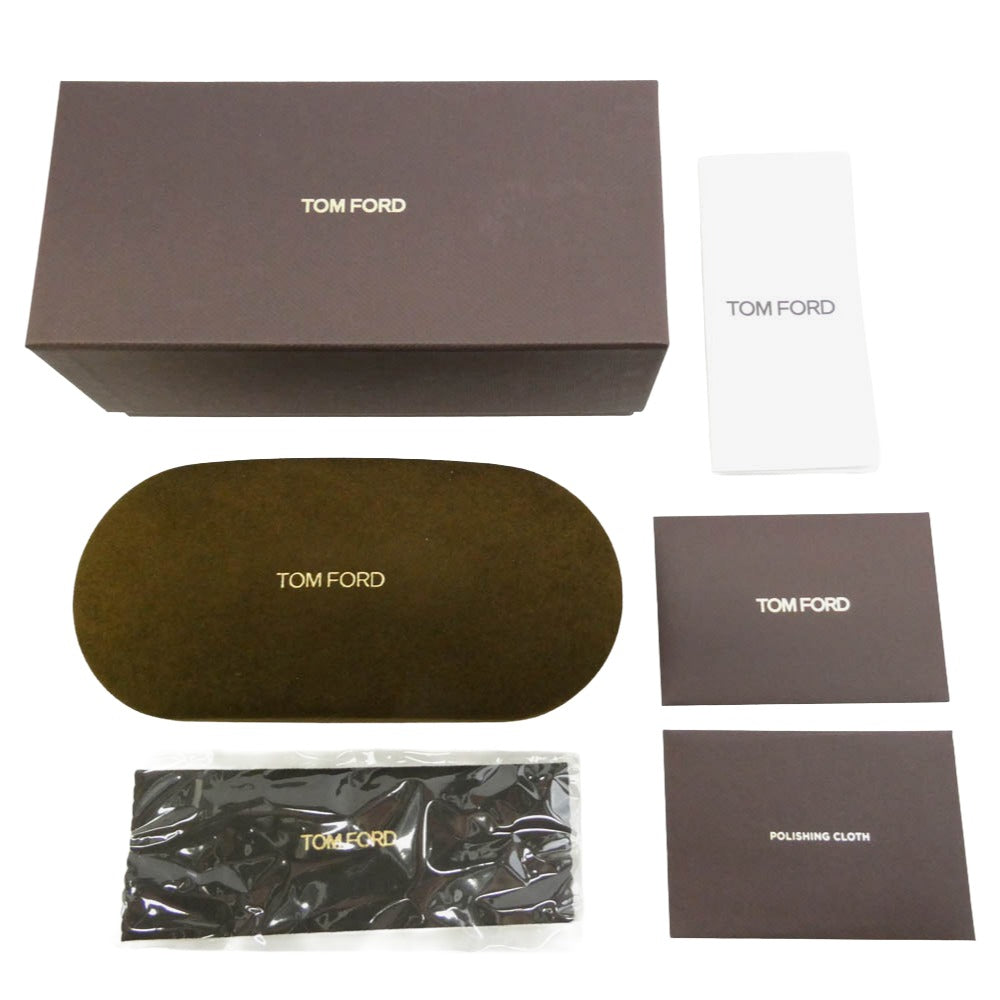 TOM FORD トムフォード TF1275-D 日本企画モデル ウェリントンシェイプ カラー レンズ サングラス ブラック系 52□19 145【極上美品】【中古】