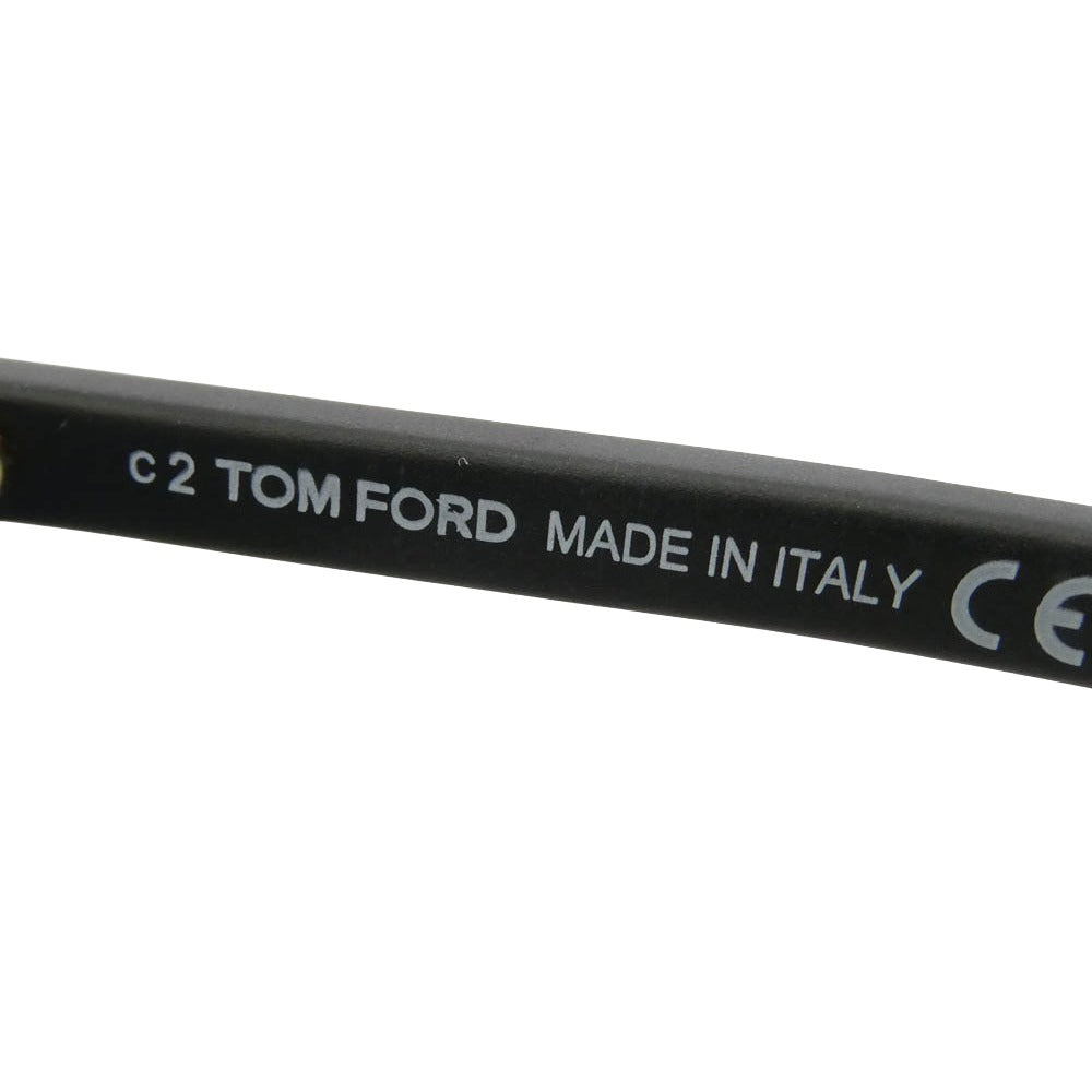 TOM FORD トムフォード TF-977D アジアンフィット ウェリントンフレーム カラーレンズ サングラス メガネ アイウェア ブラック系 48□22 145【極上美品】【中古】