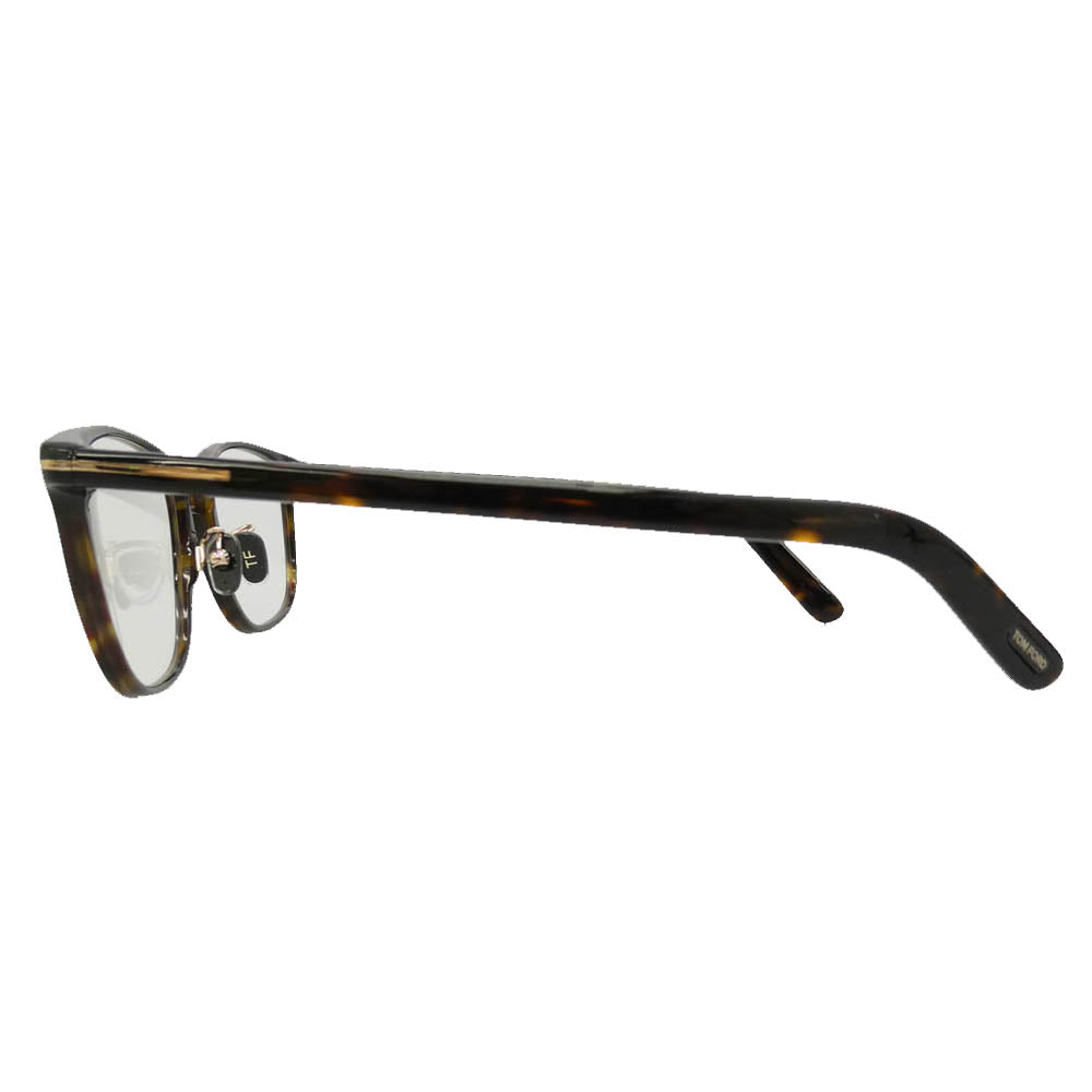 TOM FORD トムフォード TF5918-D-B 日本企画モデル ブルーライトカット アジアンフィット ウェリントンタイプ ブルーライトカットレンズ アイウェア メガネ ブラウン系 52□18 145【美品】【中古】