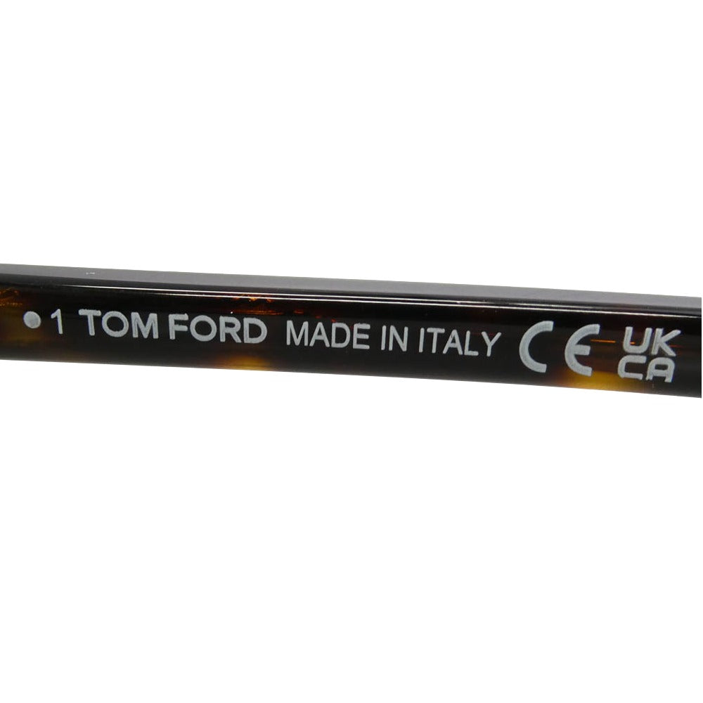 TOM FORD トムフォード TF5918-D-B 日本企画モデル ブルーライトカット アジアンフィット ウェリントンタイプ ブルーライトカットレンズ アイウェア メガネ ブラウン系 52□18 145【美品】【中古】