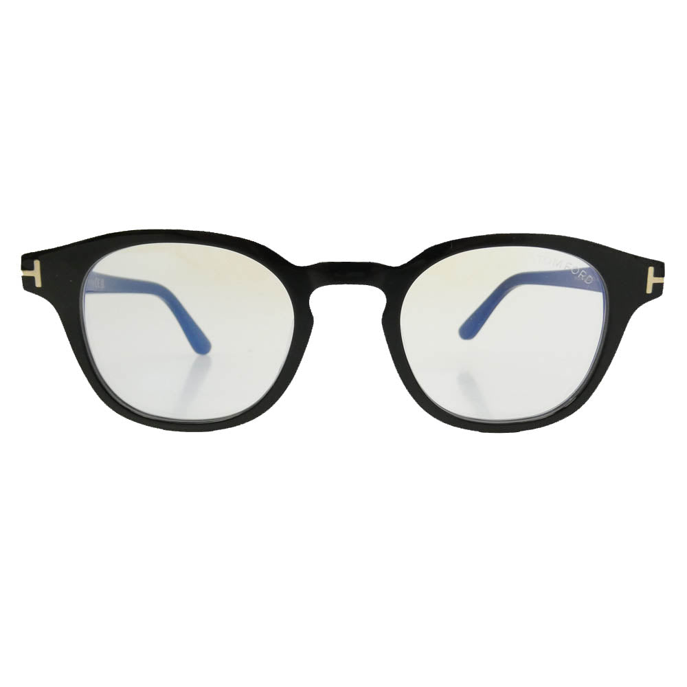 TOM FORD トムフォード TF6000-K-B アジア企画 ボスリントン ボストン ブルーライトカットレンズ アイウェア メガネ ブラック系 49□22 145【美品】【中古】