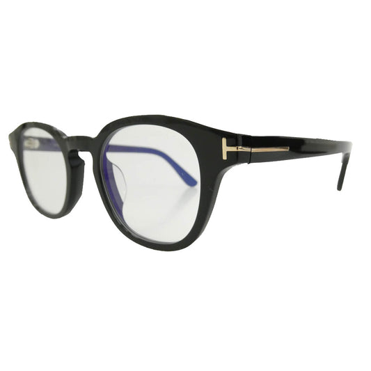 TOM FORD トムフォード TF6000-K-B アジア企画 ボスリントン ボストン ブルーライトカットレンズ アイウェア メガネ ブラック系 49□22 145【美品】【中古】