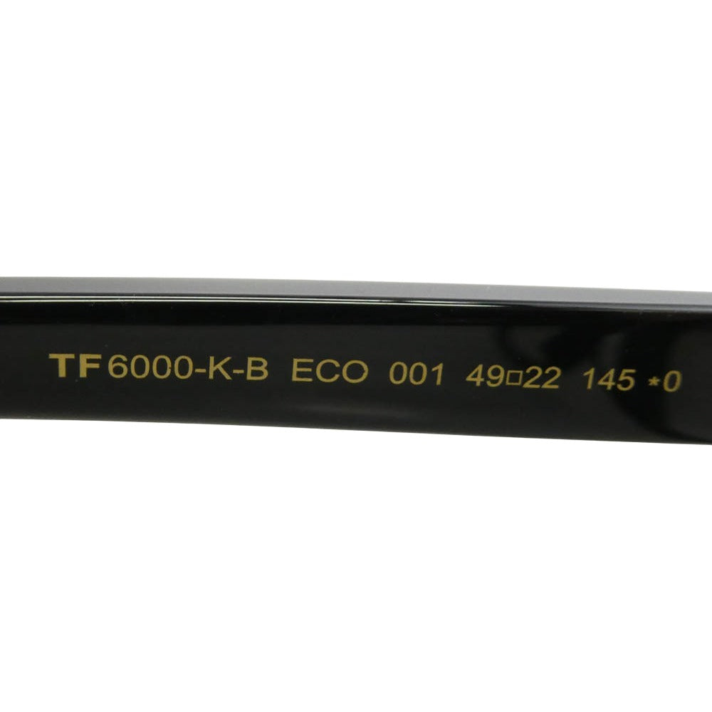 TOM FORD トムフォード TF6000-K-B アジア企画 ボスリントン ボストン ブルーライトカットレンズ アイウェア メガネ ブラック系 49□22 145【美品】【中古】