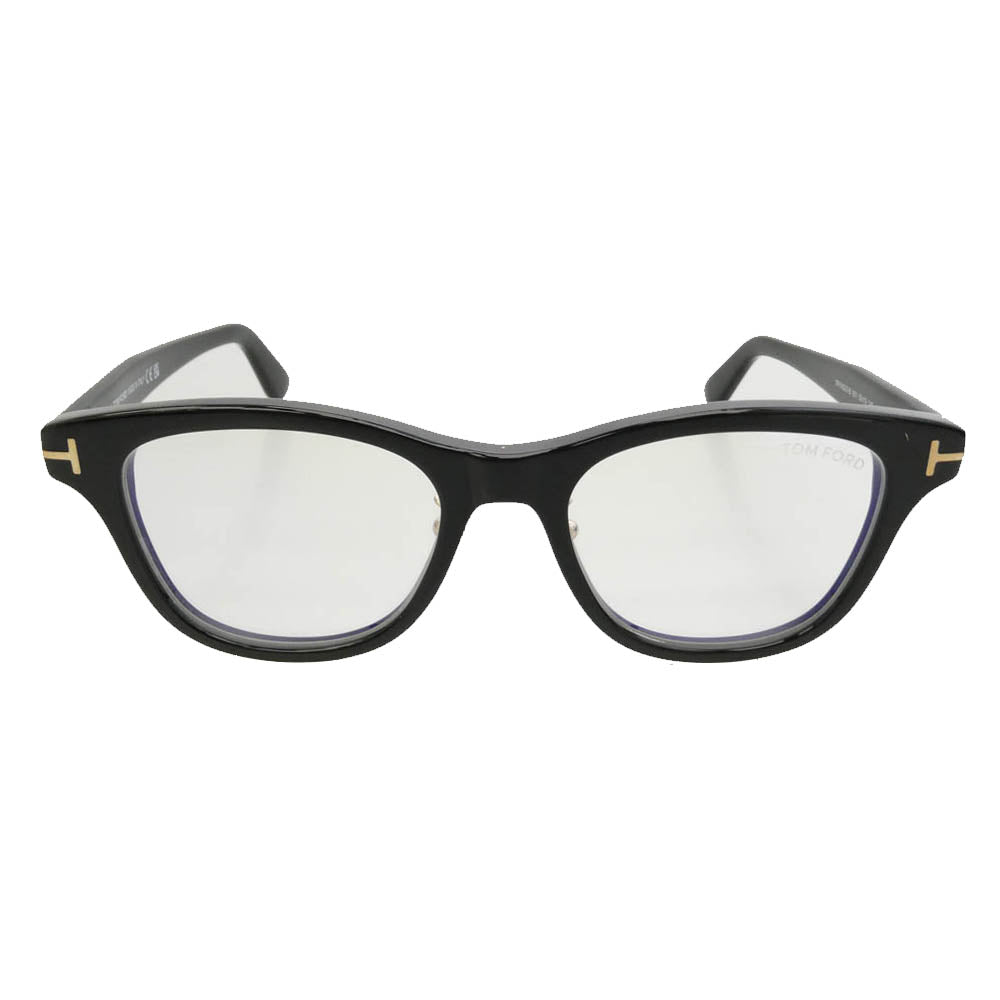 TOM FORD トムフォード TF6162-D-B アジアンフィット ウェリントン ブルーライトカットレンズ メガネ フレーム：ブラック系 52□19　145【極上美品】【中古】