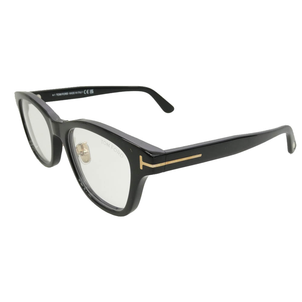 TOM FORD トムフォード TF6162-D-B アジアンフィット ウェリントン ブルーライトカットレンズ メガネ フレーム：ブラック系 52□19　145【極上美品】【中古】