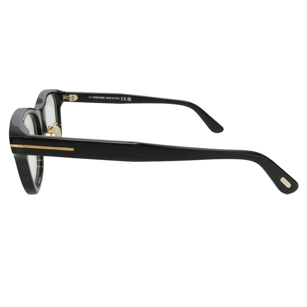TOM FORD トムフォード TF6162-D-B アジアンフィット ウェリントン ブルーライトカットレンズ メガネ フレーム：ブラック系 52□19　145【極上美品】【中古】