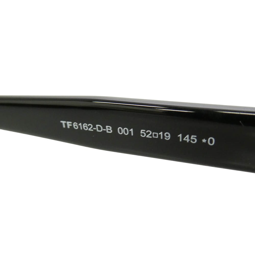TOM FORD トムフォード TF6162-D-B アジアンフィット ウェリントン ブルーライトカットレンズ メガネ フレーム：ブラック系 52□19　145【極上美品】【中古】