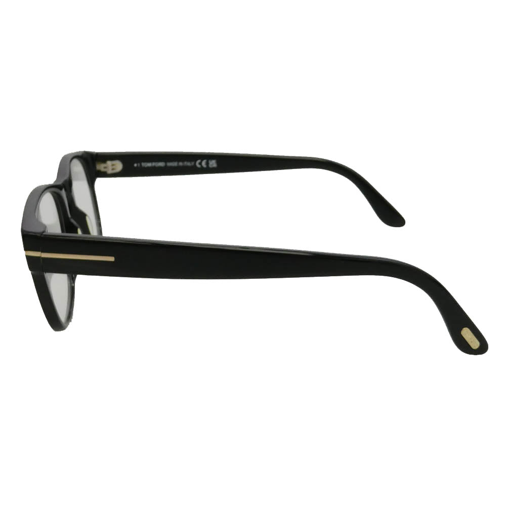 TOM FORD トムフォード TF5898-B ウェリントン ブルーライトカット メガネ ブラック系 50□19 145【美品】【中古】