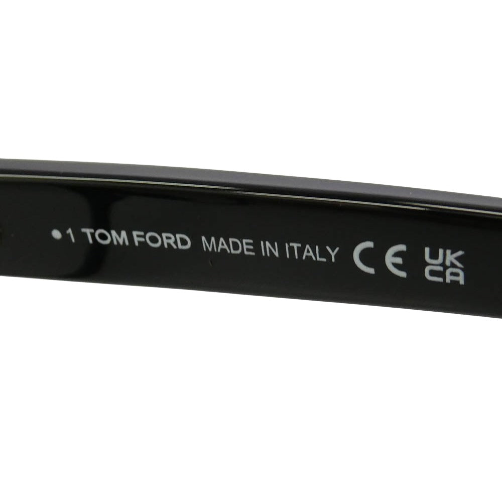 TOM FORD トムフォード TF5898-B ウェリントン ブルーライトカット メガネ ブラック系 50□19 145【美品】【中古】