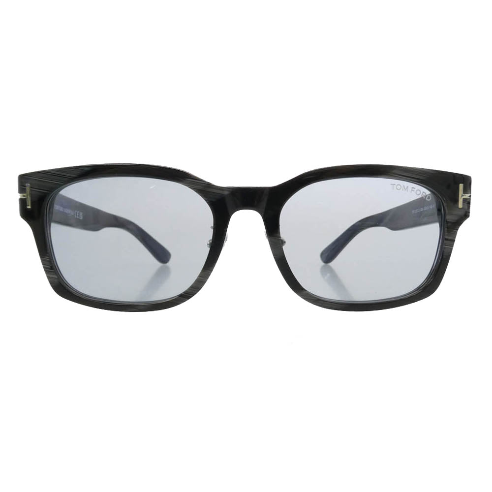 TOM FORD トムフォード TF1232-D ウェリントン アジアンフィット アイウェア メガネ サングラス ブラック系 グレー系 55□19 145【美品】【中古】