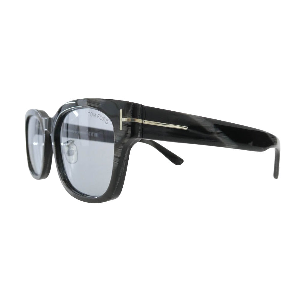 TOM FORD トムフォード TF1232-D ウェリントン アジアンフィット アイウェア メガネ サングラス ブラック系 グレー系 55□19 145【美品】【中古】