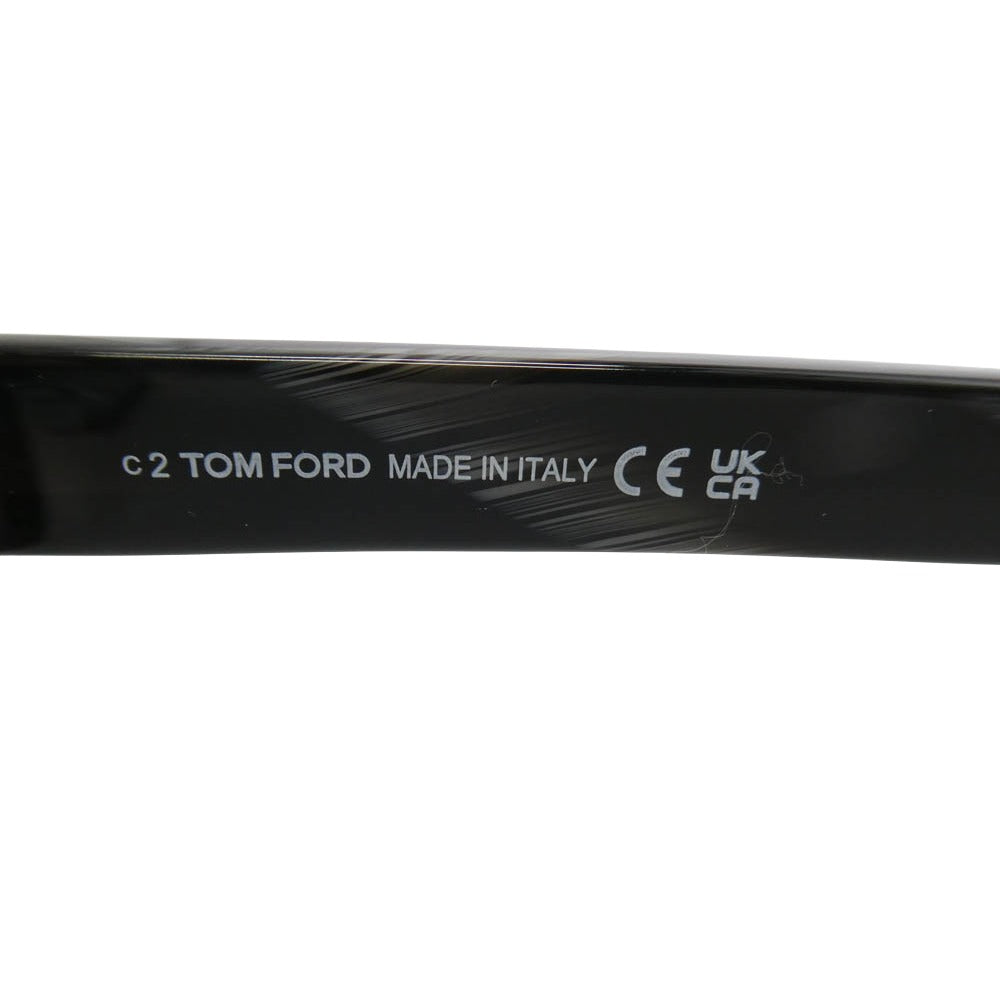 TOM FORD トムフォード TF1232-D ウェリントン アジアンフィット アイウェア メガネ サングラス ブラック系 グレー系 55□19 145【美品】【中古】