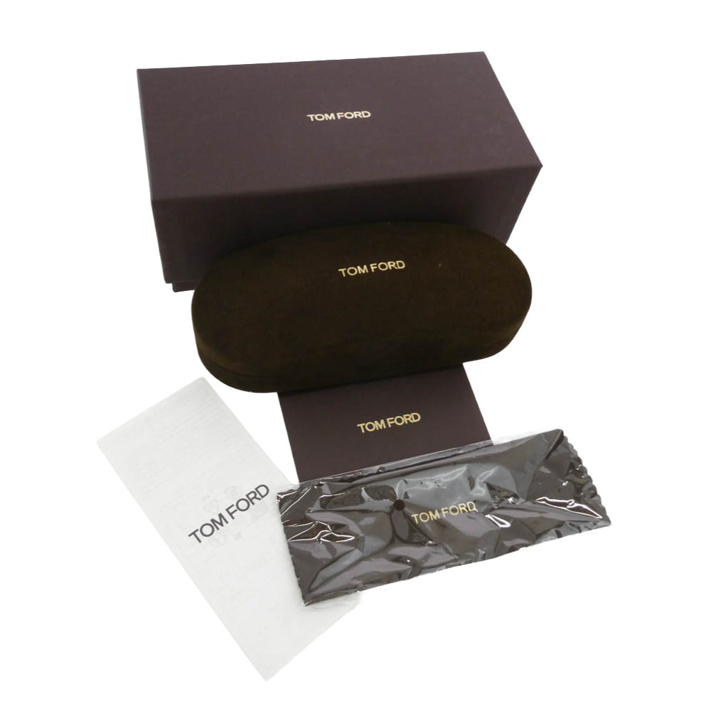 TOM FORD トムフォード TF1232-D ウェリントン アジアンフィット アイウェア メガネ サングラス ブラック系 グレー系 55□19 145【美品】【中古】