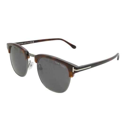 TOM FORD トムフォード TF248 52A Henry ヘンリー サーモント ブロー アイウェア メガネ サングラス ブラウン系 51□20　145【極上美品】【中古】