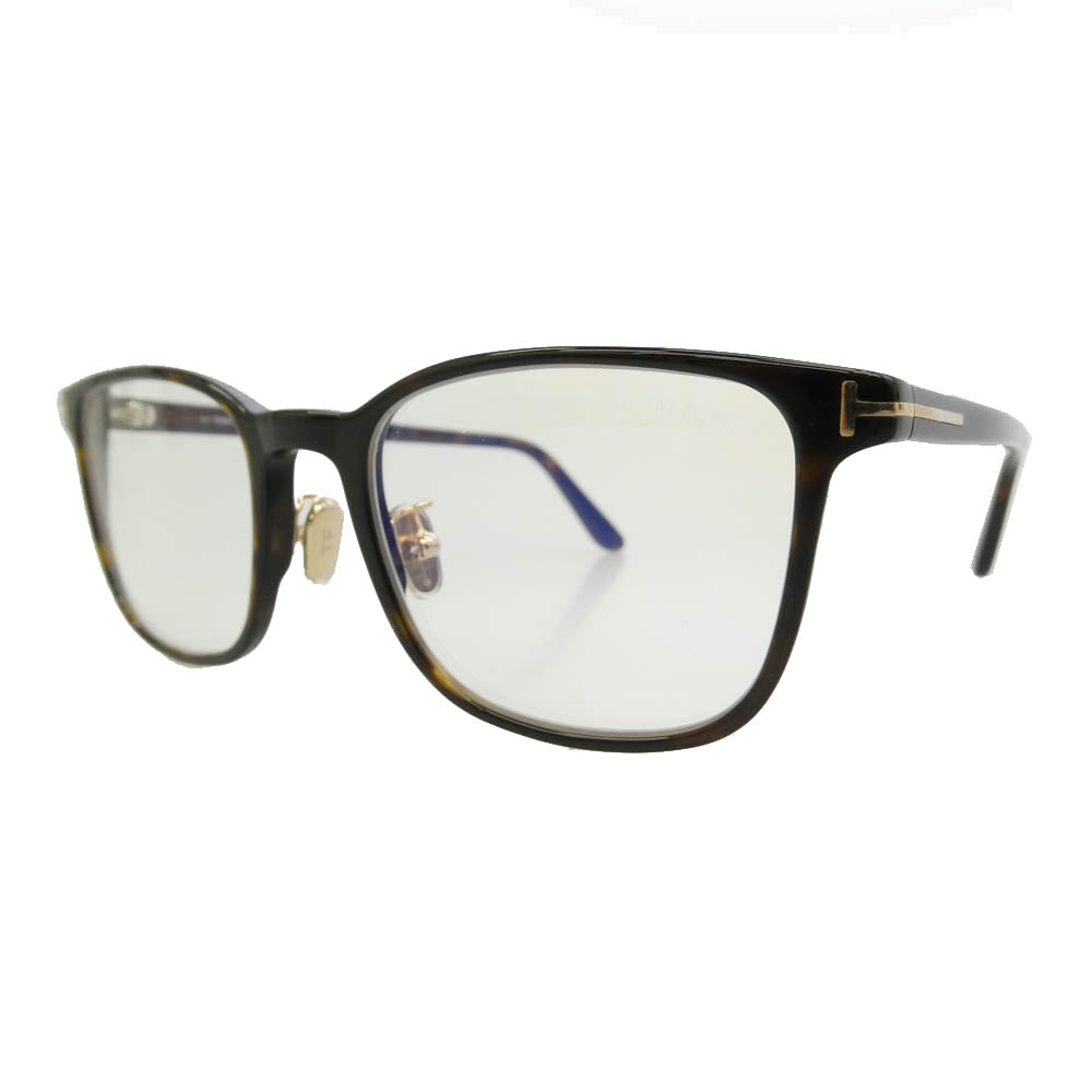 TOM FORD トムフォード TF5925-D-B 日本企画 ウェリントンシェイプ ブルーライトカットレンズ アイウェア メガネ ブラウン系 52□20 145【極上美品】【中古】