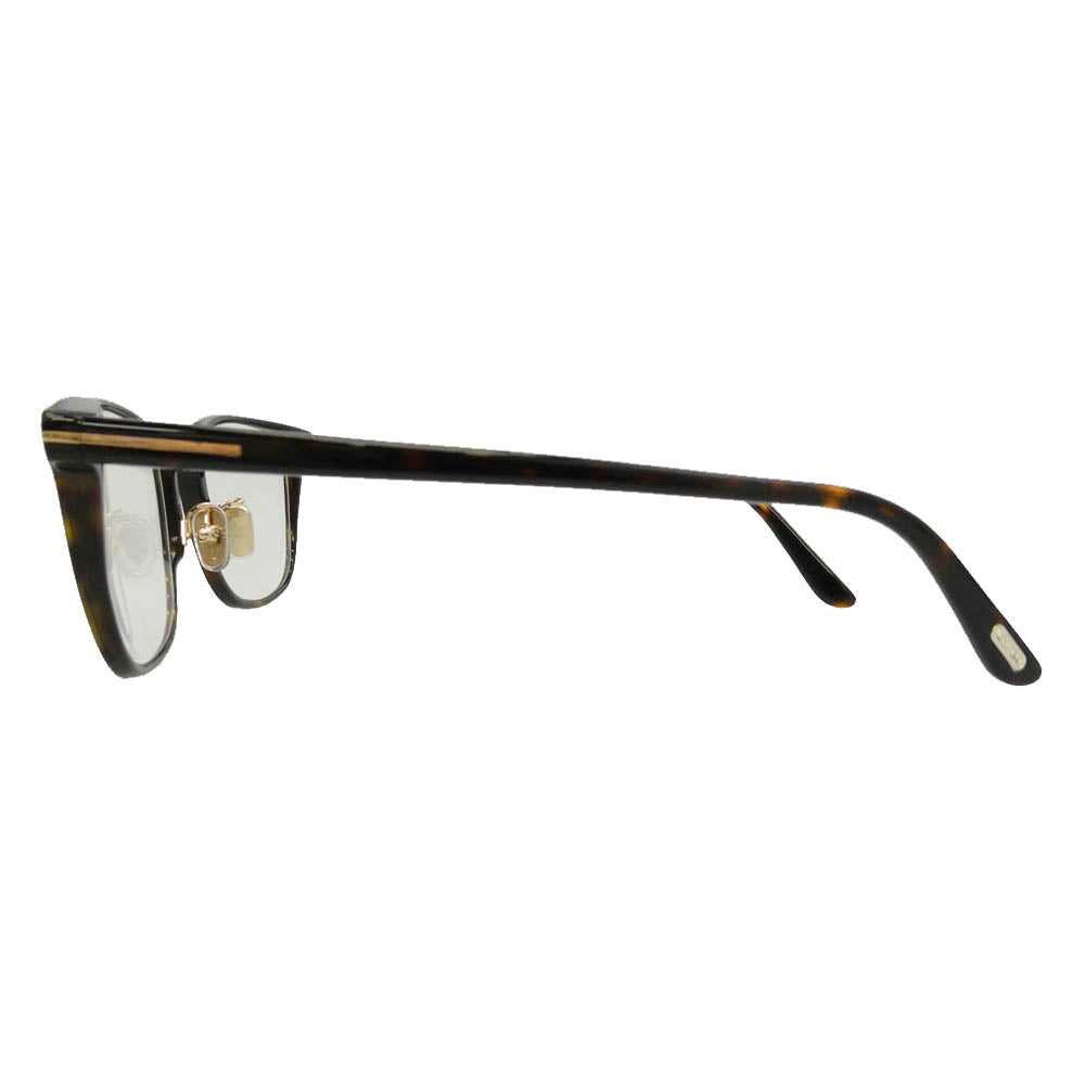TOM FORD トムフォード TF5925-D-B 日本企画 ウェリントンシェイプ ブルーライトカットレンズ アイウェア メガネ ブラウン系 52□20 145【極上美品】【中古】