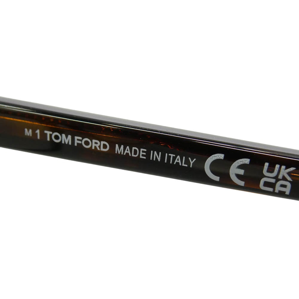 TOM FORD トムフォード TF5925-D-B 日本企画 ウェリントンシェイプ ブルーライトカットレンズ アイウェア メガネ ブラウン系 52□20 145【極上美品】【中古】