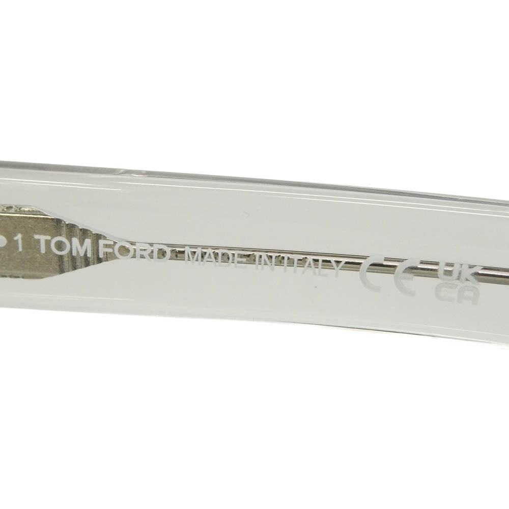 TOM FORD トムフォード TF6071-D-B 日本企画モデル ブルーライトカット ウェリントン シェイプ カラー レンズ サングラス クリア系 54□16 145【極上美品】【中古】