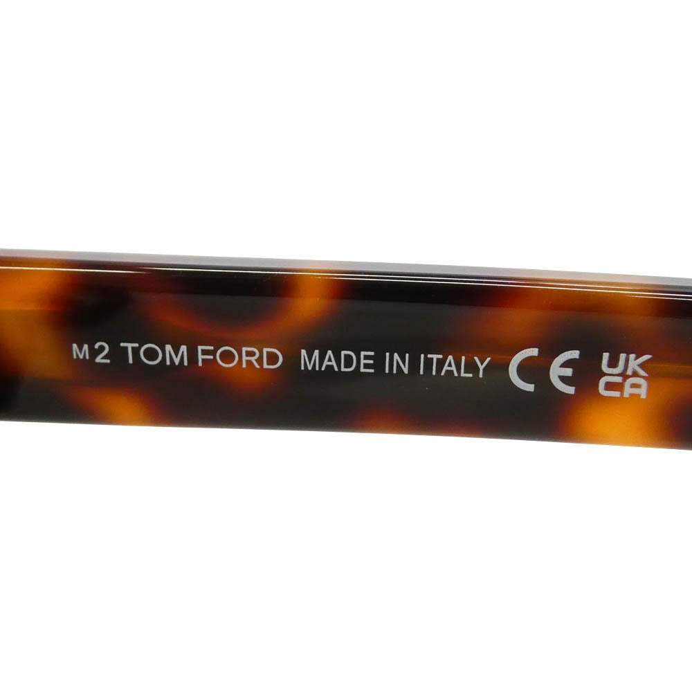 TOM FORD トムフォード TF1274-D ウェリントン アジアンフィット カラーレンズ アイウェア メガネ サングラス ブラウン系 49□20　145【極上美品】【中古】