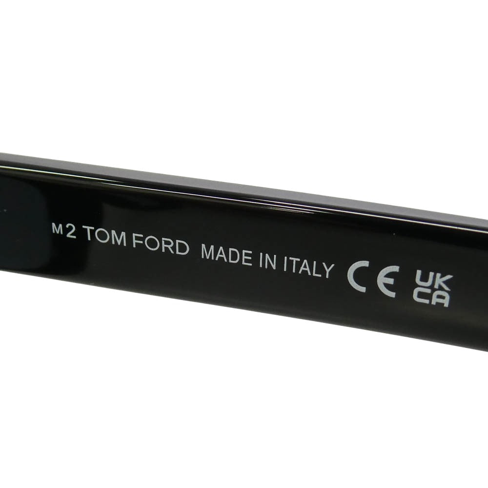 TOM FORD トムフォード TF1274-D ウェリントン アジアンフィット アイウェア メガネ サングラス ブラック系 49□20 145【極上美品】【中古】