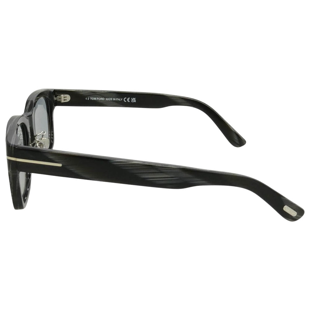 TOM FORD トムフォード TF1232-D 日本企画モデル フレンチ ウェリントン シェイプ カラー レンズ サングラス ブラック系 グレー系 55□19 145【美品】【中古】