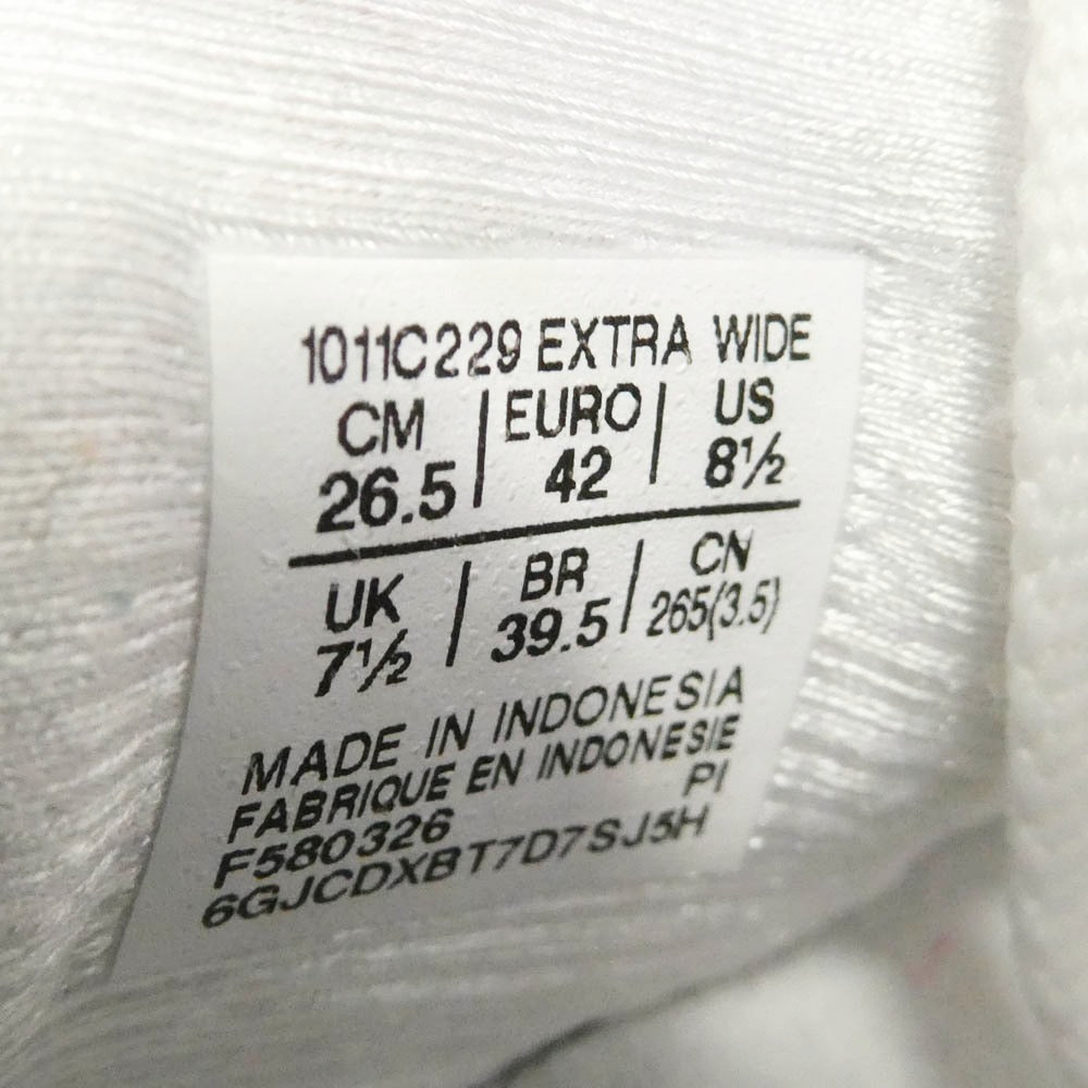 asics アシックス 1011C229 GEL-KAYANO 33 EXTRA WIDE ゲルカヤノ 33 エクストラ ワイド スニーカー シューズ ホワイト系 ライトグリーン系 26.5cm【中古】