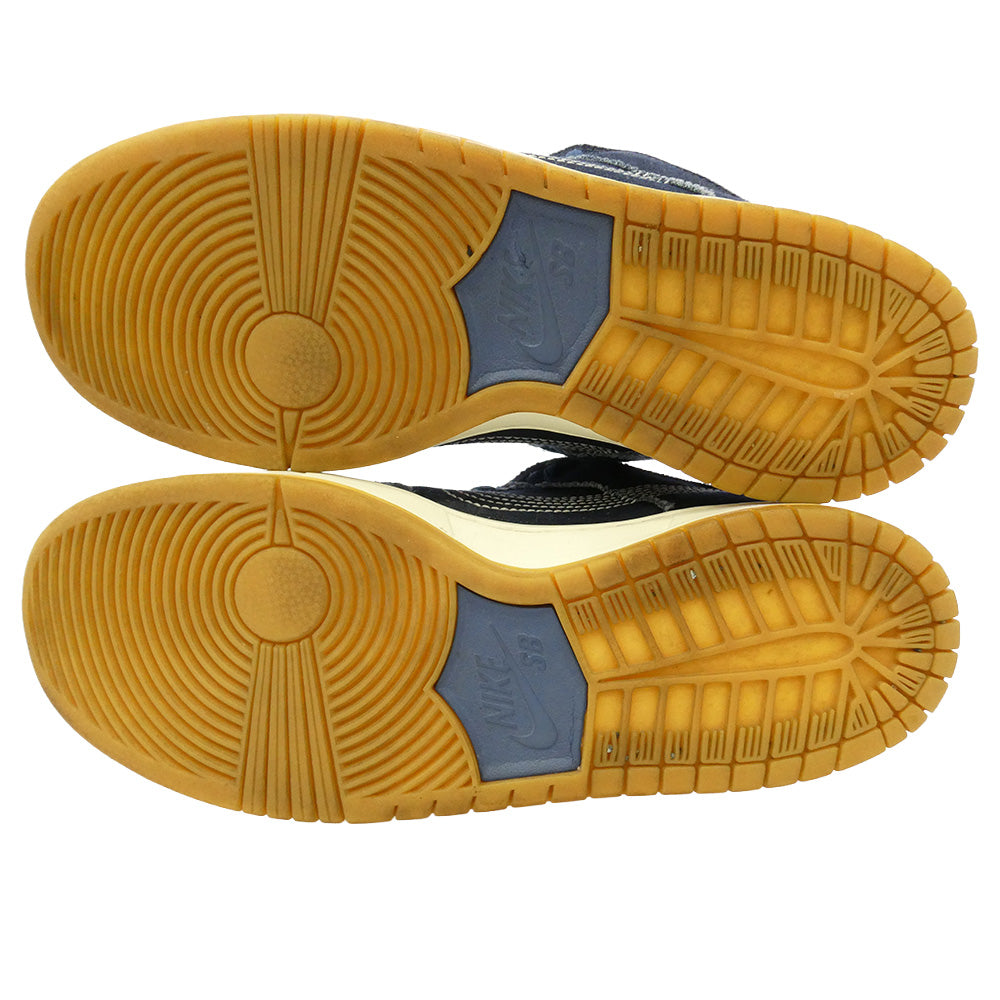 NIKE ナイキ CV0316-400 SB DUNK LOW PRO PRM Sashiko ダンク ロー プロ サシコ 刺し子 デニム スウェード ローカット スニーカー インディゴブルー系 27cm【中古】