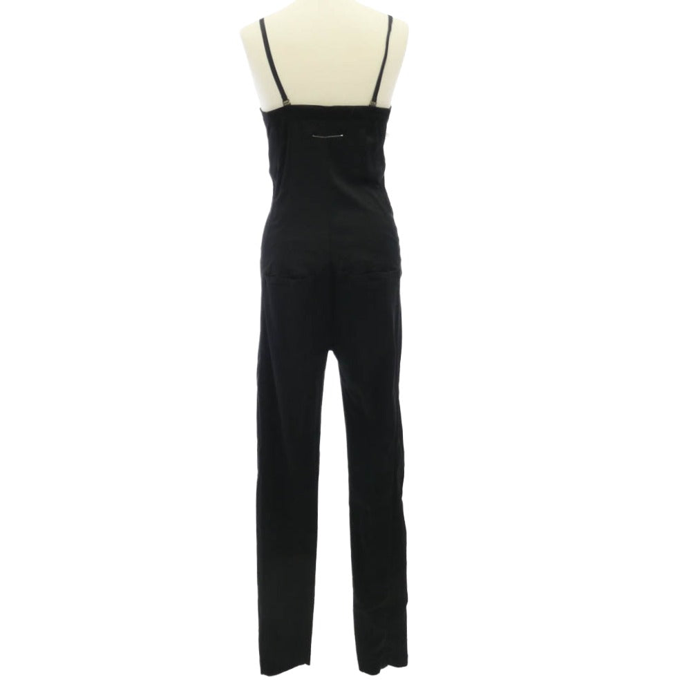 MAISON MARTIN MARGIELA メゾンマルタンマルジェラ 13AW S32FP0033 S42132 6ライン サロペット オールインワン ジャンプスーツ ブラック系 38【中古】