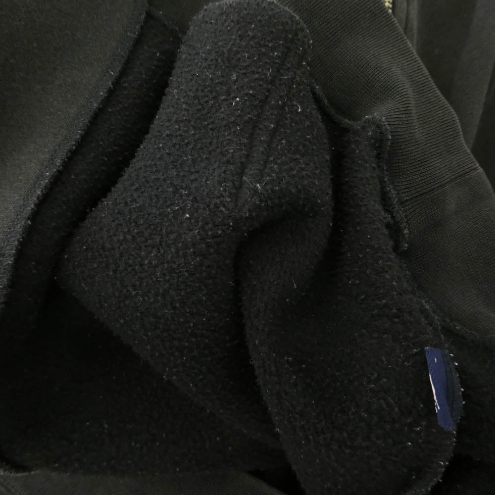 STUSSY ステューシー 80 ナンバリング バックアーチロゴ ジップアップ フーディー パーカー ブラック系 M【中古】