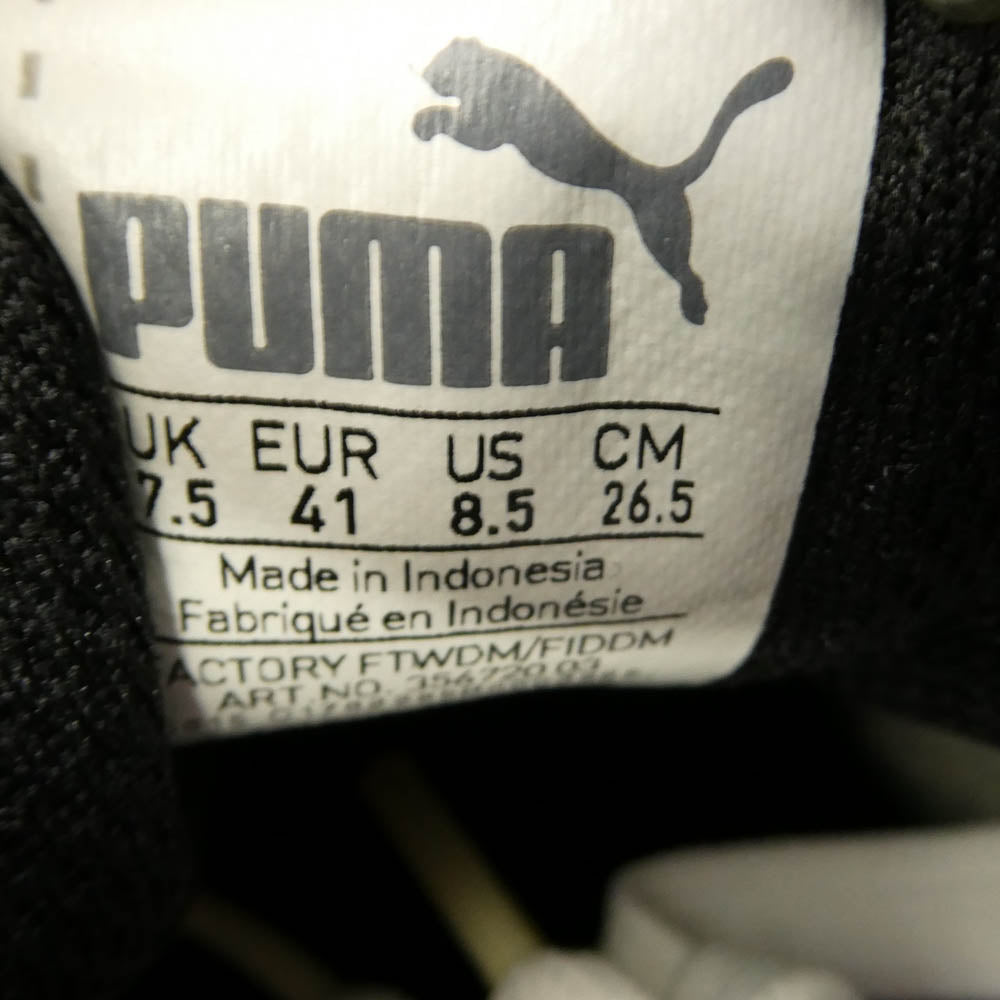 PUMA プーマ MEXICO MU メキシコ ローカット スニーカー オフホワイト系 ブラック系 26.5cm【中古】